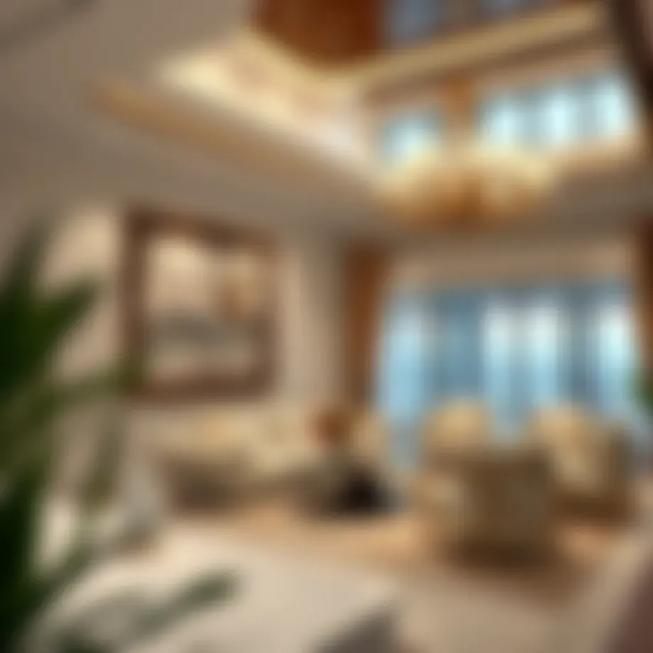 Luxurious interiors of Al Waleed holiday homes showcasing elegance