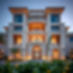 Stunning exterior view of Bulgari Mansions