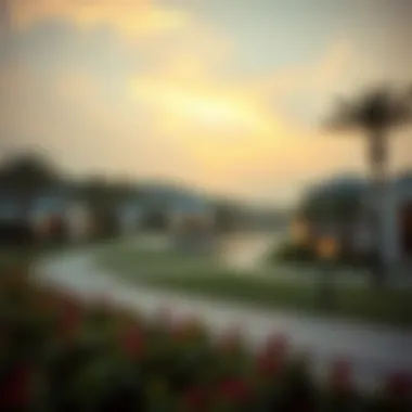 Tranquil Environment of Bulgari Mansions Serene landscape surrounding Bulgari Mansions