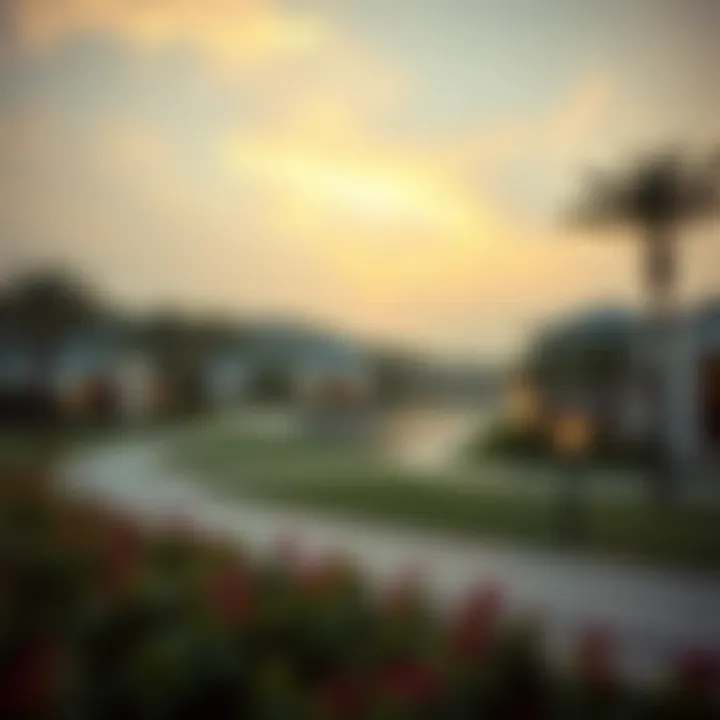 Tranquil Environment of Bulgari Mansions Serene landscape surrounding Bulgari Mansions