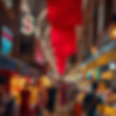 Vibrant market scene at Gold Souq, reflecting local culture
