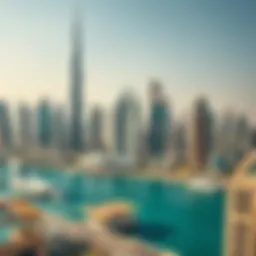 A panoramic view of Dubai's skyline showcasing modern architecture