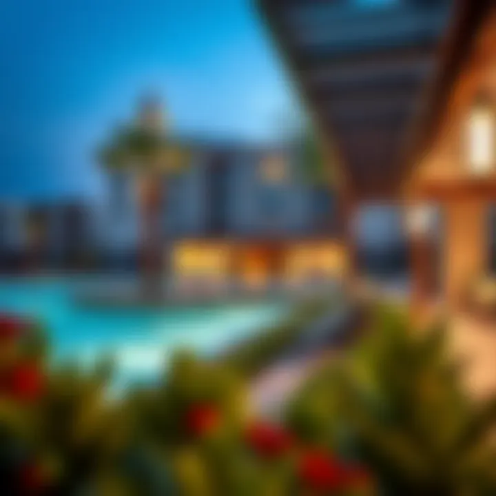 Community amenities and leisure activities on جزيره الريم