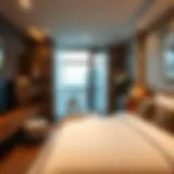 Stylish studio flat interior design in International City