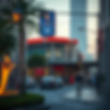 Community Vibes Around Khalifa City A Vibrant community atmosphere surrounding the studio