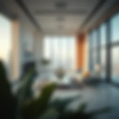Interior design elements highlighting modern aesthetics
