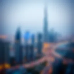 Scenic view of Dubai's skyline representing the real estate market