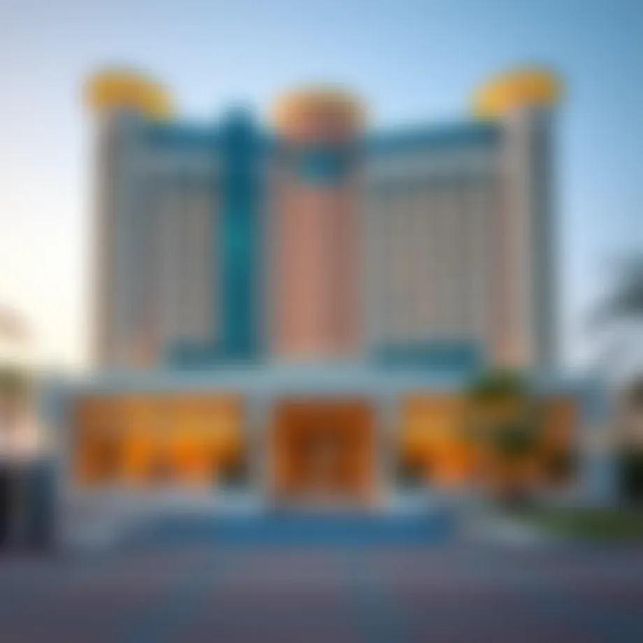 Exterior view of Paradise Hotel showcasing its stunning architecture