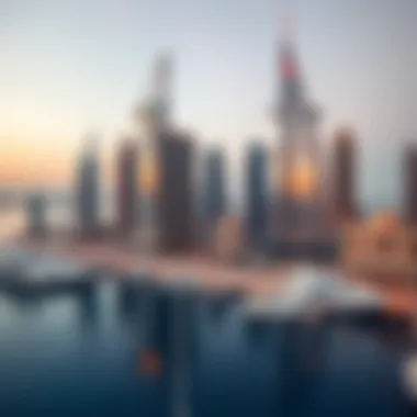 Dubai Marina: The Heart of Luxury A panoramic view of Dubai Marina with luxurious yachts